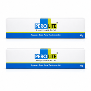 Набір 2 × Perolite Benzoyl Peroxide 5% Gel 30 г — гель з бензоїл пероксидом 5% від акне
