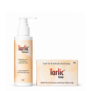 Комплекс Tarlic Shampoo + Tarlic Soap для догляду при лущенні шкіри голови та тіла